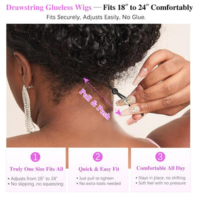 Liqusee spiral curl ends add bounce and texture.