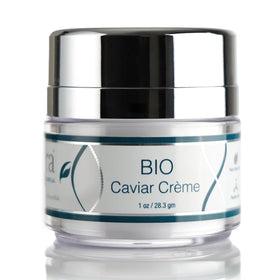 Lira Clinical BIO Caviar Creme bottle close-up highlighting rich daily hydration.