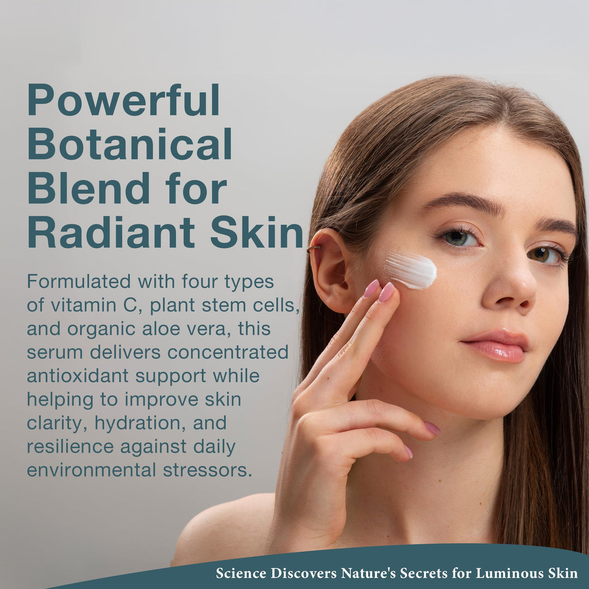 Lira Clinical BIO Hydra C serum dropper demonstrating precise application