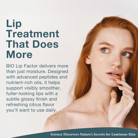 Lira Clinical BIO Lip Factor balm packaging displaying premium design with nourishing formula.