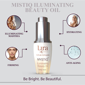 Argan and baobab oils nourishing MYSTIQ formula for balanced skin