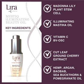 Applying MYSTIQ oil as part of a daily skincare routine