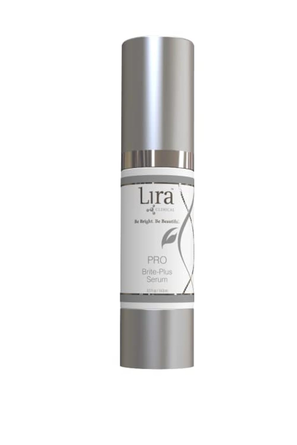 Lira Clinical PRO Brite-Plus Serum bottle showcases brightening action for radiant skin