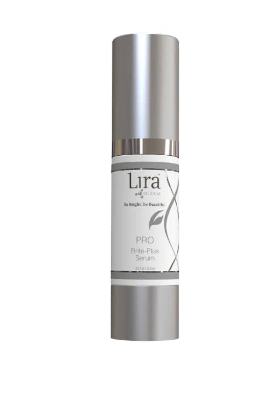 Lira Clinical PRO Brite-Plus Serum bottle showcases brightening action for radiant skin