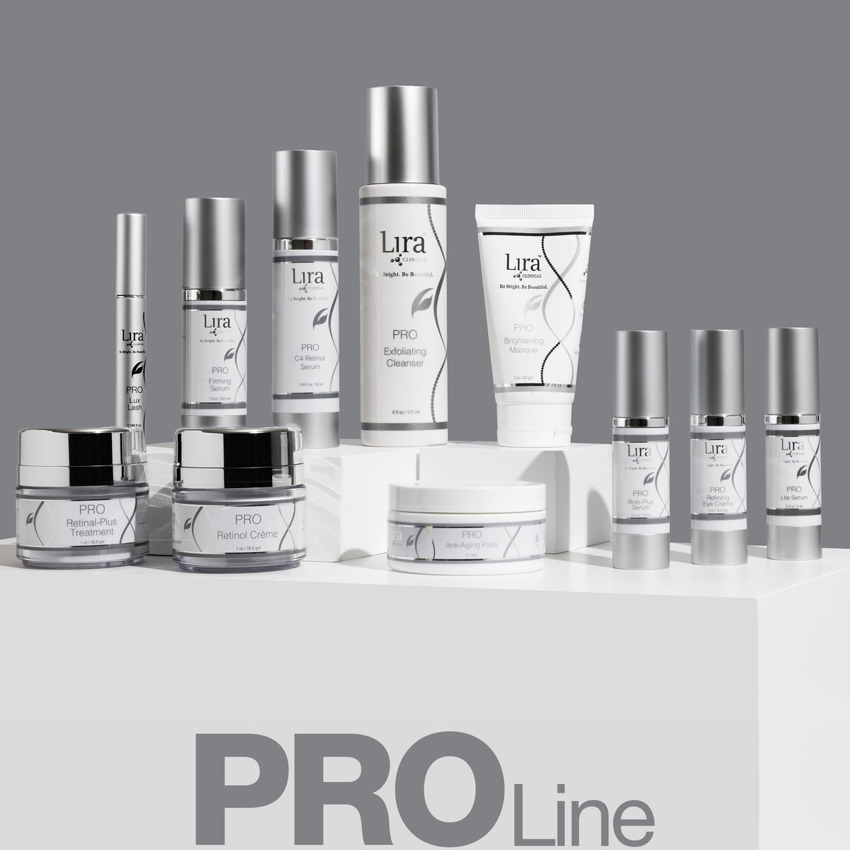 Lira Clinical Pro C4 Retinol Serum on skin, suggesting glow and refined texture.