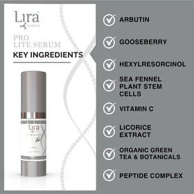 Lira Clinical PRO Lite Serum hyaluronic acid dispense illustrates deep hydration.