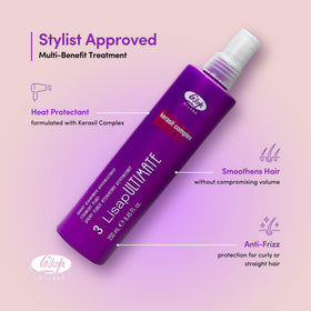 Plant-based ingredients concept with Lisap branding for natural care and performance.