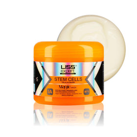 Liss Expert Stem Cells Magic Hair Mask bottle with argan oil for deep conditioning and shine.