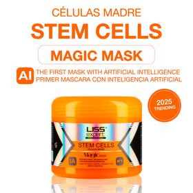 Liss Expert Stem Cells Magic Hair Mask with keratin for frizz control and smooth strands.