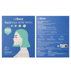 LitBear patches with witch hazel and tea tree soothe skin