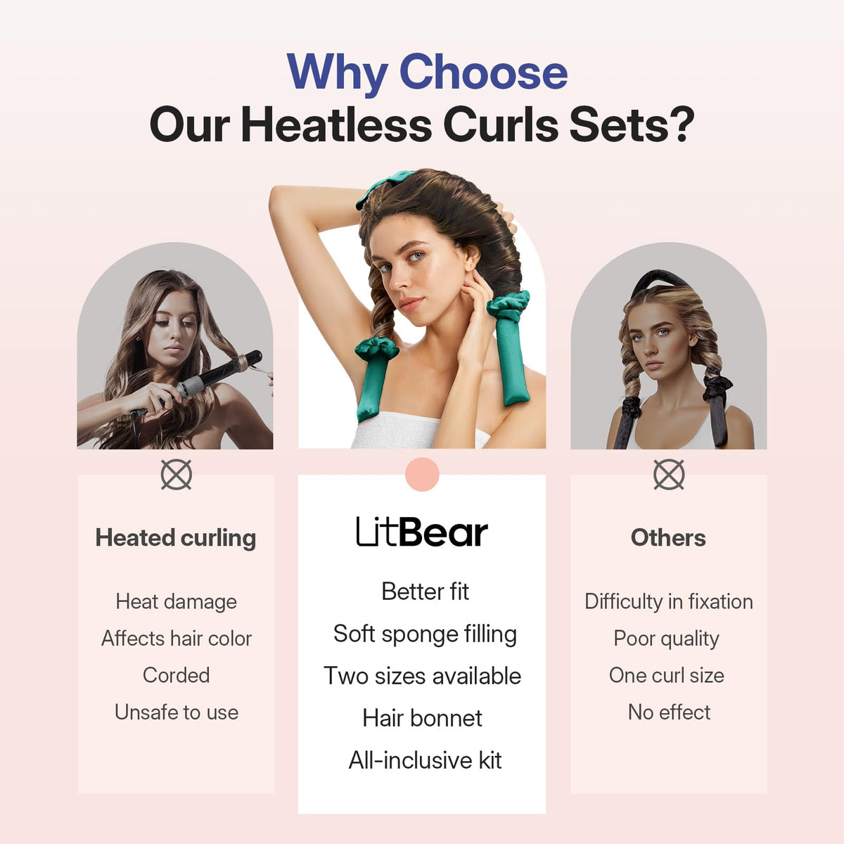 LitBear scrunchies pack keeps wraps snug through the night.