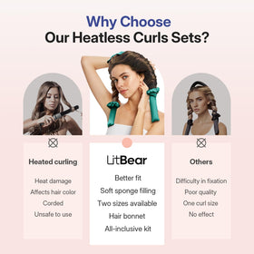LitBear scrunchies pack keeps wraps snug through the night.