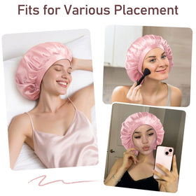 LitBear silk bonnet ideal for travel and daily wear while keeping hair neat.