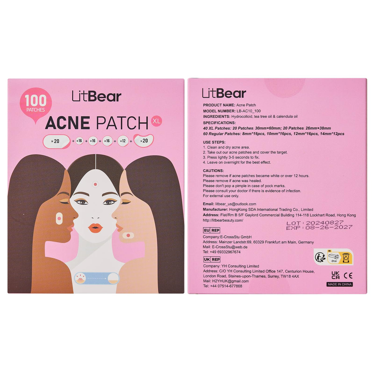 LitBear tea tree calendula oil infusion for skin comfort.