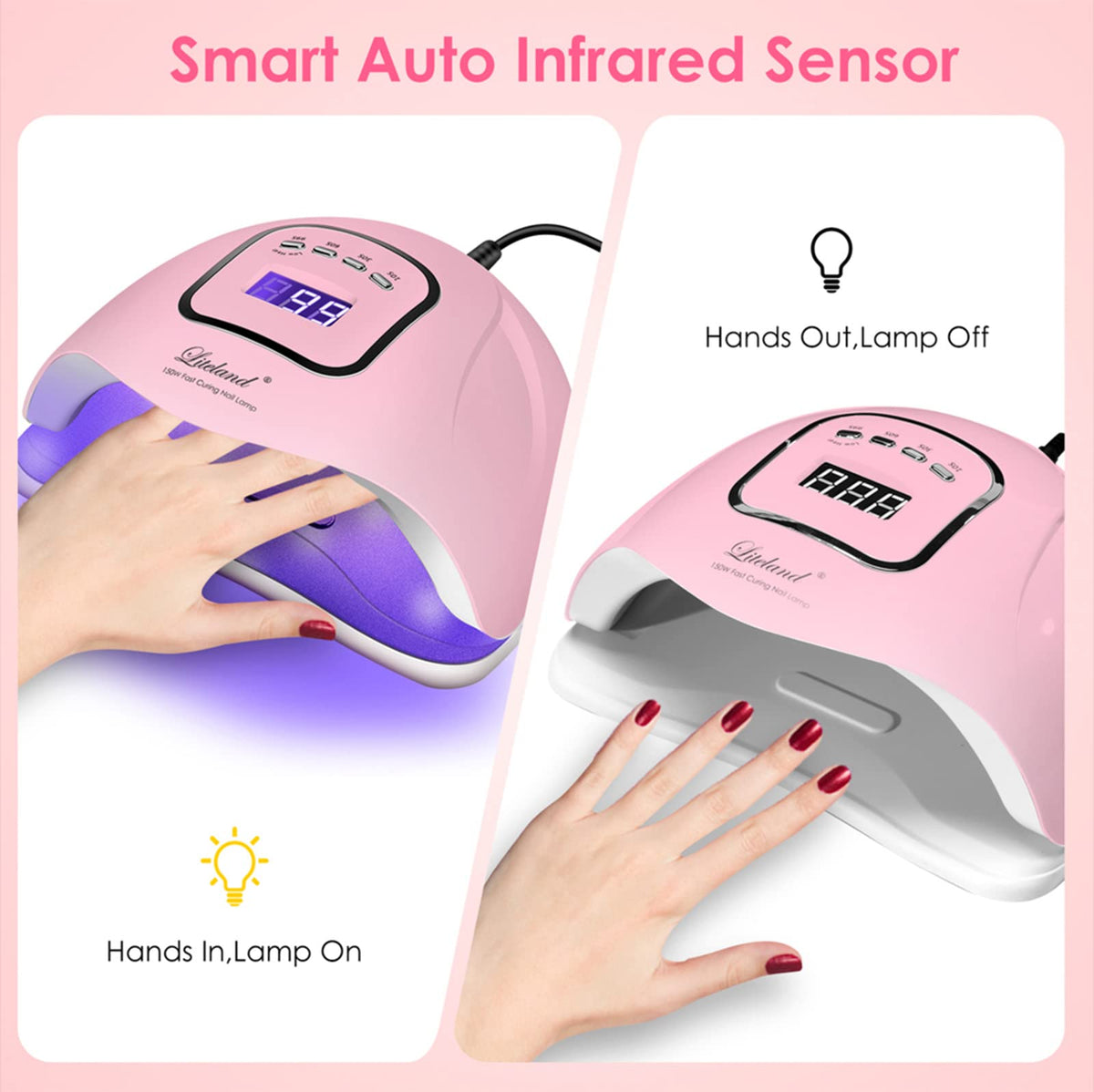 Liteland detachable base aids toenail work and cleaning