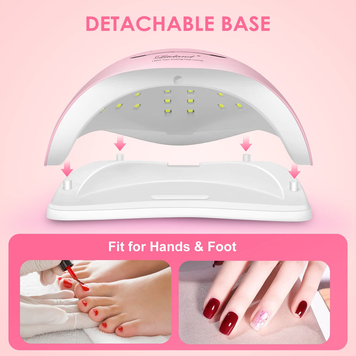 Liteland portable handle for easy moving between spaces