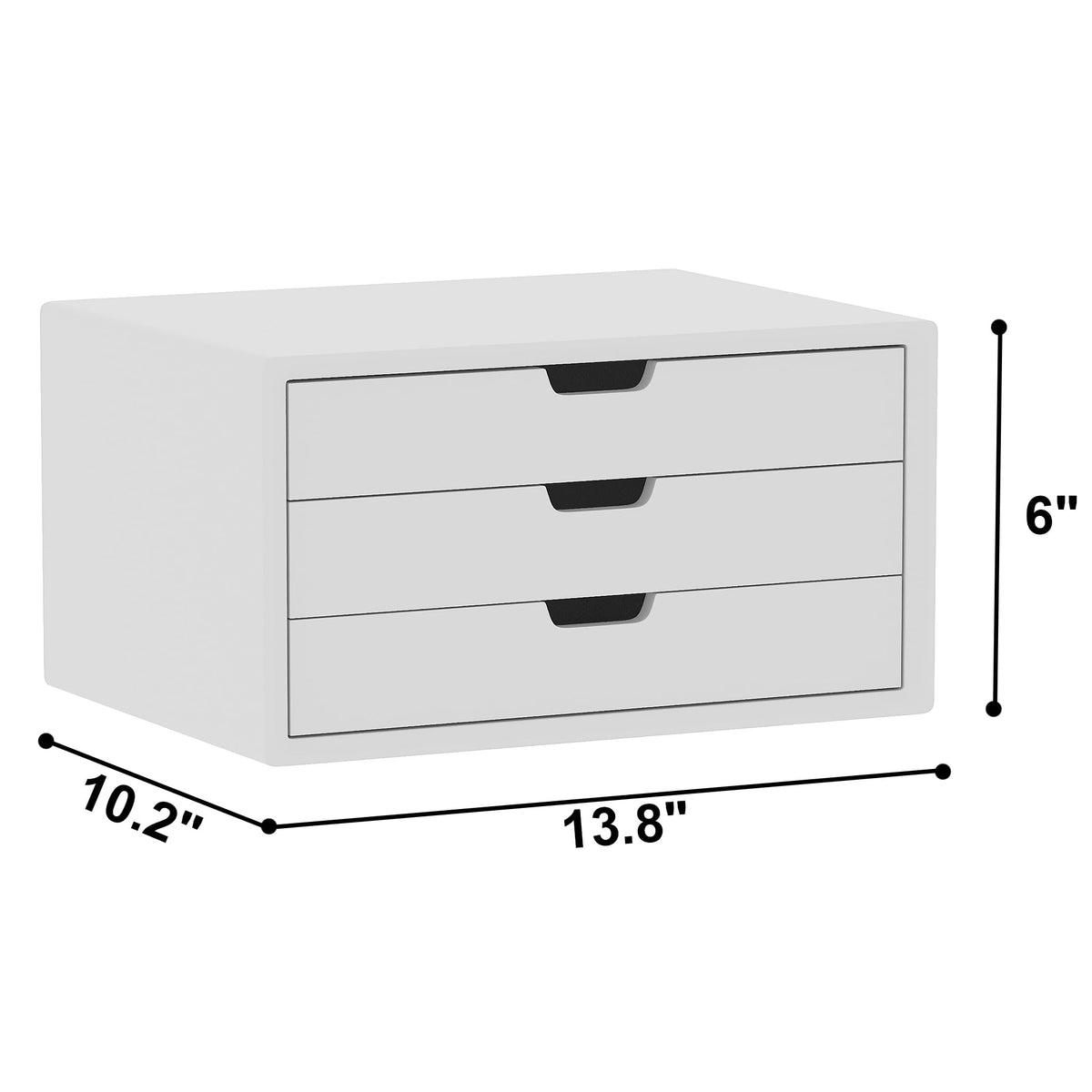 LitaEther Alex drawer unit front view showcases a compact, stylish storage solution