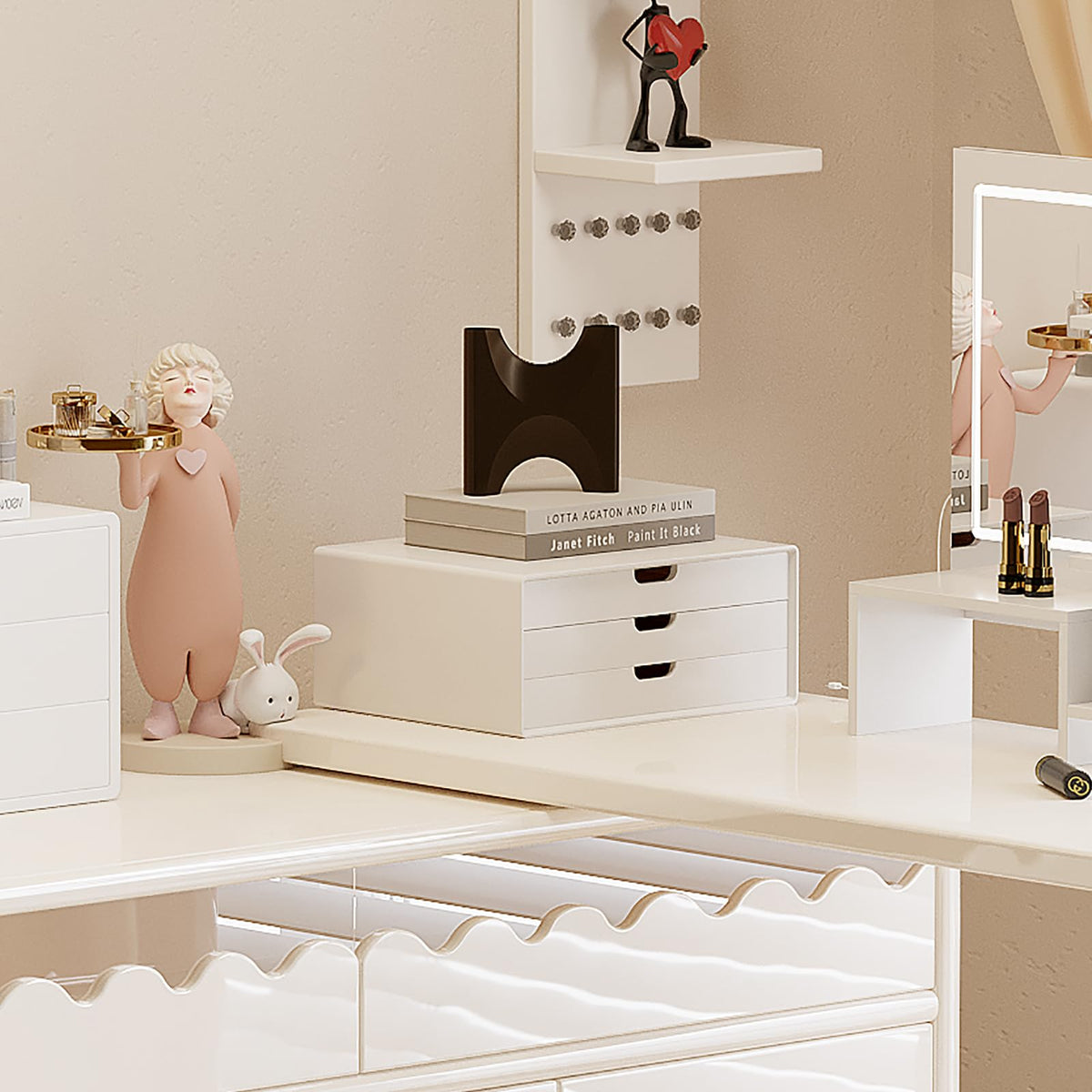 LitaEther desk organizer compact footprint frees up surface space