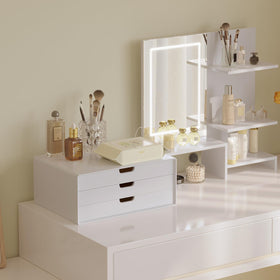 LitaEther desk organizer used on office or vanity for cosmetics and supplies