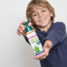 Little Roseberry paraben-free gel bottle with clean, chemical-free care.