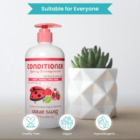 Family-friendly Little Twig packaging communicates gentle, pediatrician-approved care