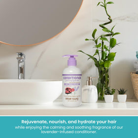 Little Twig detangling conditioner bottle with lavender aroma notes