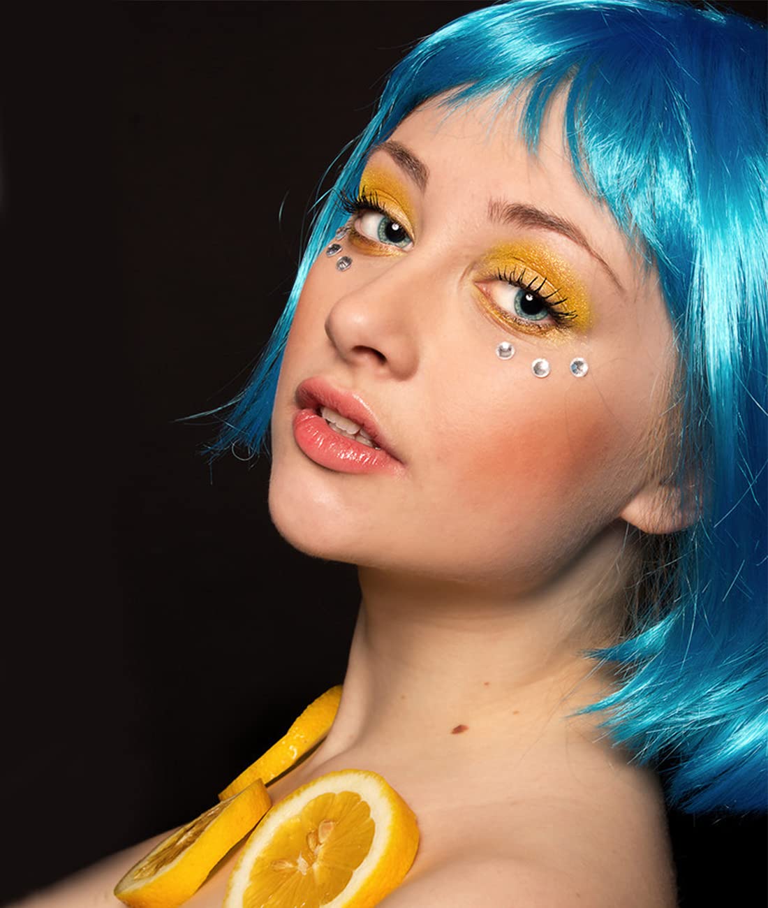 LIULIUBTY cosplay wig teal for parties and daily wear.