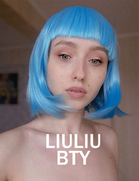 Liuliubty heat-resistant fiber wig with soft-touch feel.
