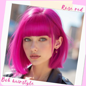 LIULIUBTY heat-resistant fiber wig ready for easy styling and long-lasting color.