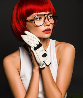 LIULIUBTY red wig styled for cosplay with party look inspiration