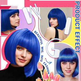 LIULIUBTY wig cap included for adjustable comfort and fit