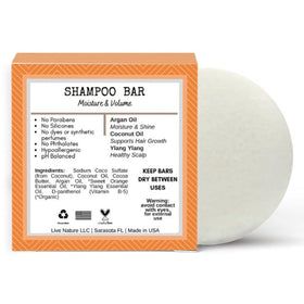liv Nature Bar Shampoo solid bar creates rich lather quickly.