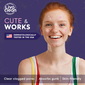 LivaClean patches with strong adhesion stay put through daily activities.