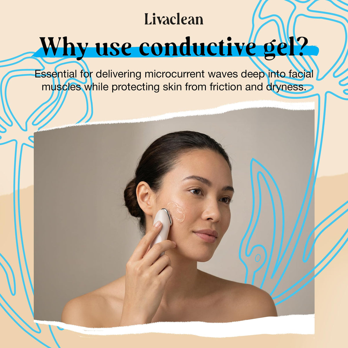LivaClean blue tansy ingredient highlights soothing look during use.