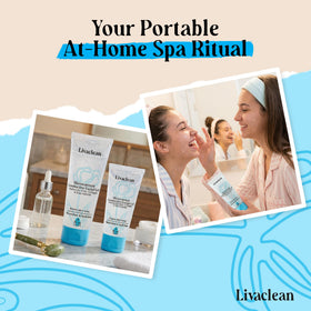 LivaClean dual-size pack ready for home or travel routines.
