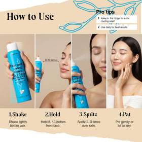 LivaClean hyaluronic acid illustration for intense hydration and plumpness.