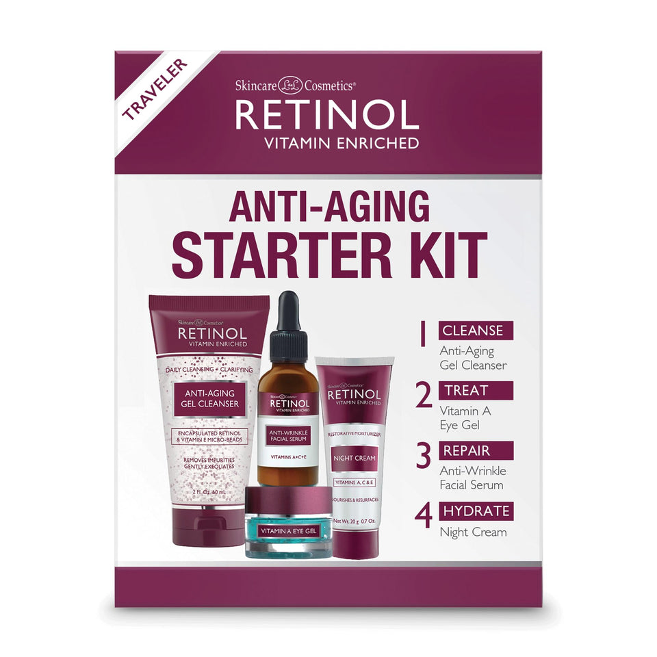 LIVAURA Retinol cleanser bottle for travel-friendly cleansing and prep