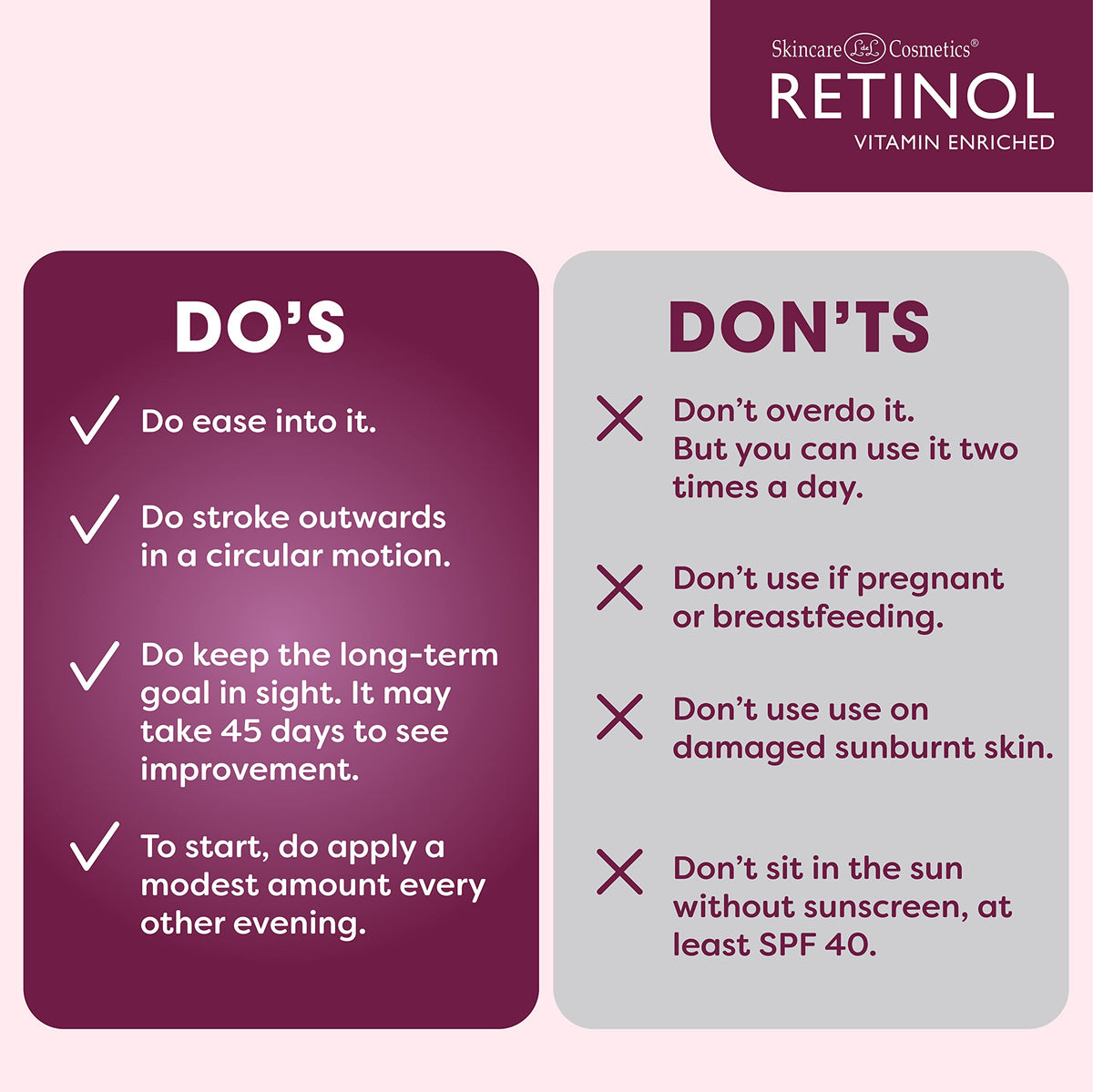 LIVAURA Retinol routine image showing easy daily use on the go
