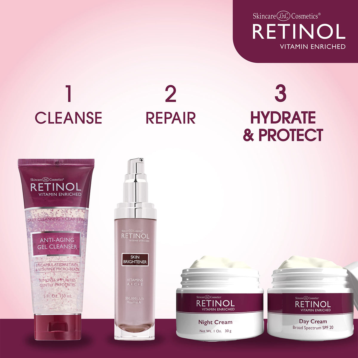 LIVAURA Retinol packaging and brand logo, premium anti-aging care