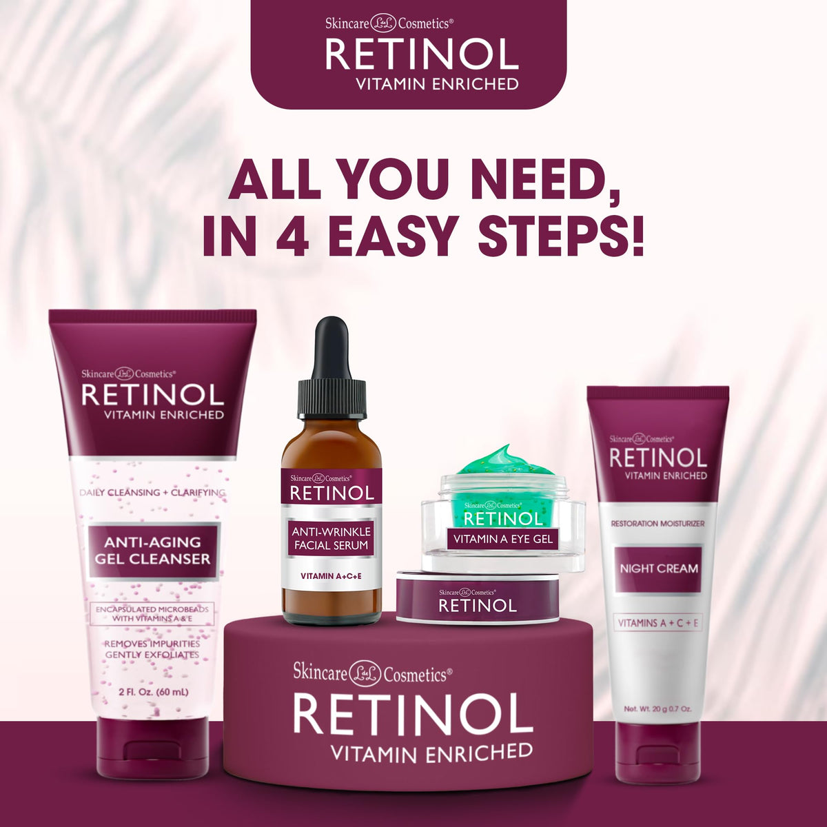 LIVAURA Retinol repair cream, fast-absorbing hydration supports renewal
