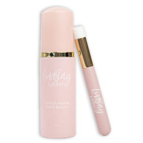 LIVBAY professional-use-only packaging signals salon-grade cleansing solution.