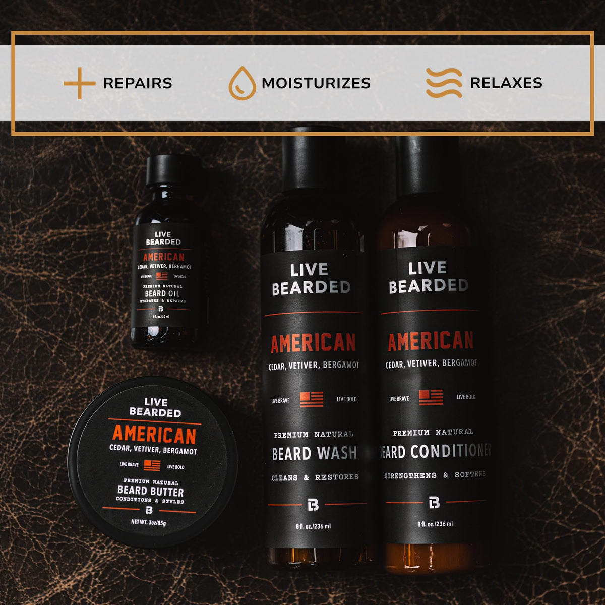 Live Bearded beard butter tin for lasting moisture and tame
