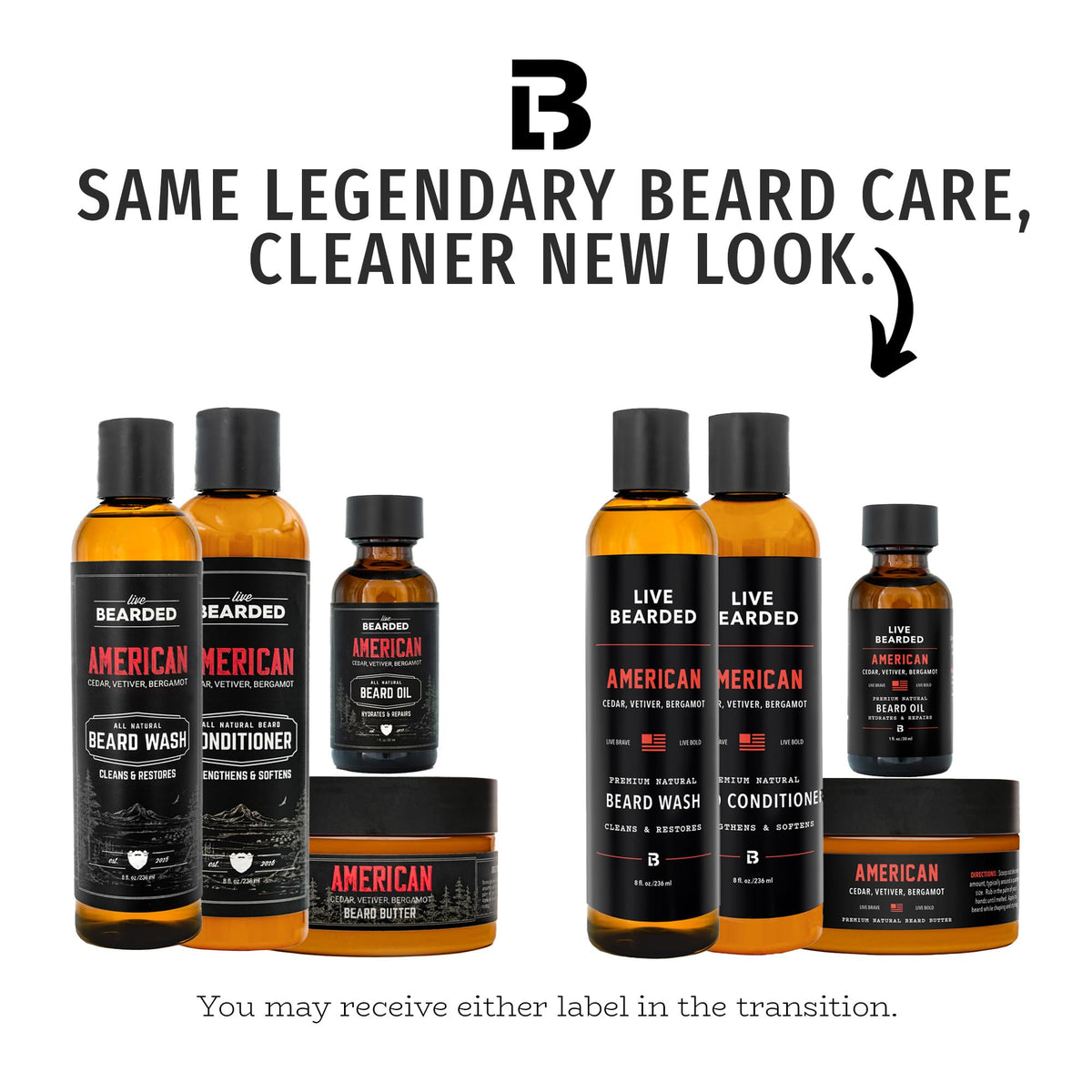Live Bearded beard conditioner tube for smoother, manageable facial hair