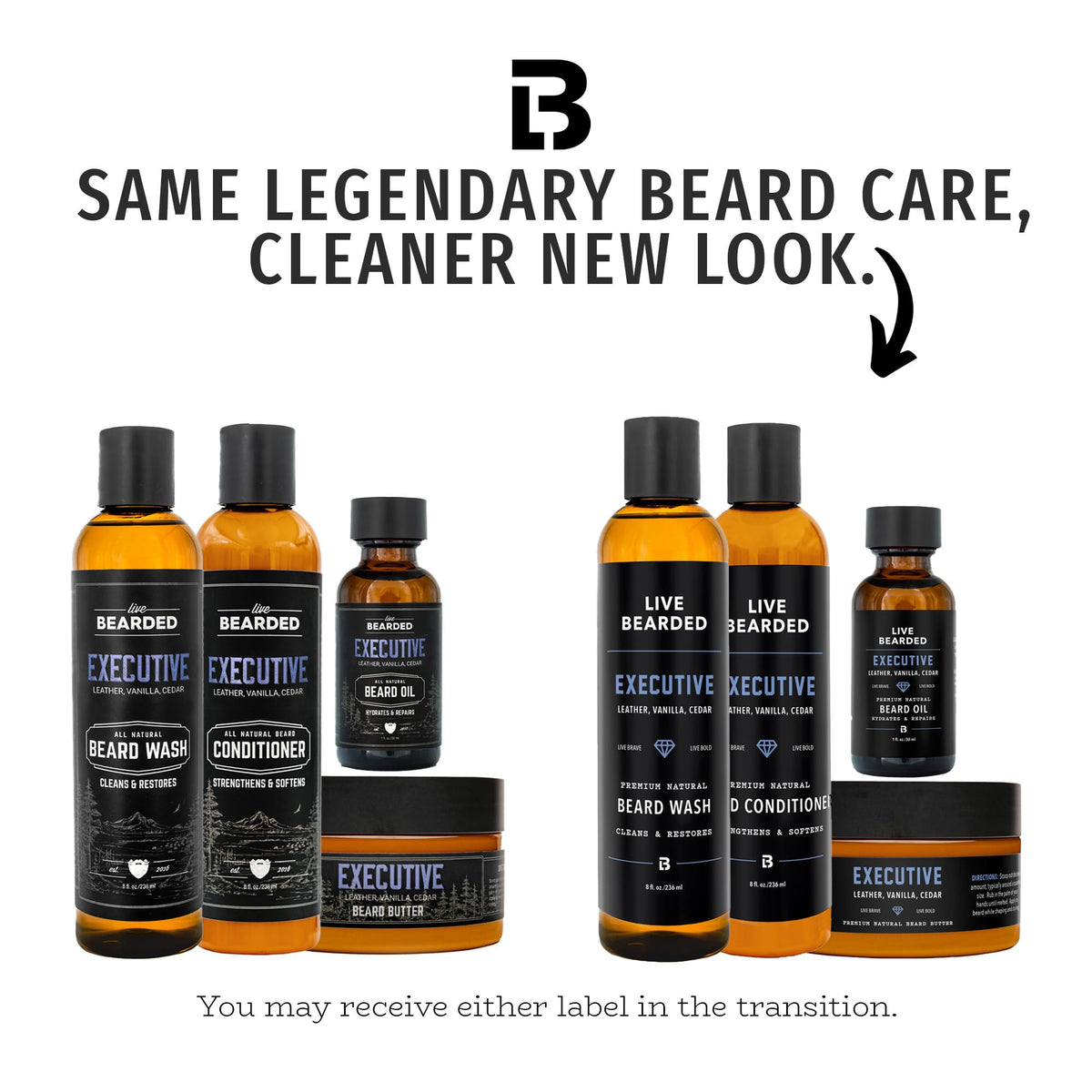 Live Bearded Complete Kit conditioner application for soft, manageable beard