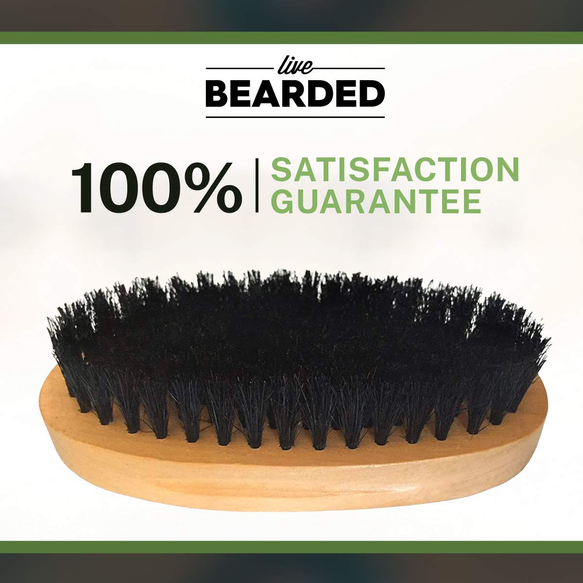 Live Bearded daily grooming brush taming large beards with easy control.