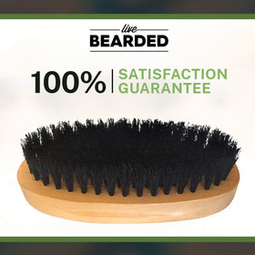 Live Bearded daily grooming brush taming large beards with easy control.