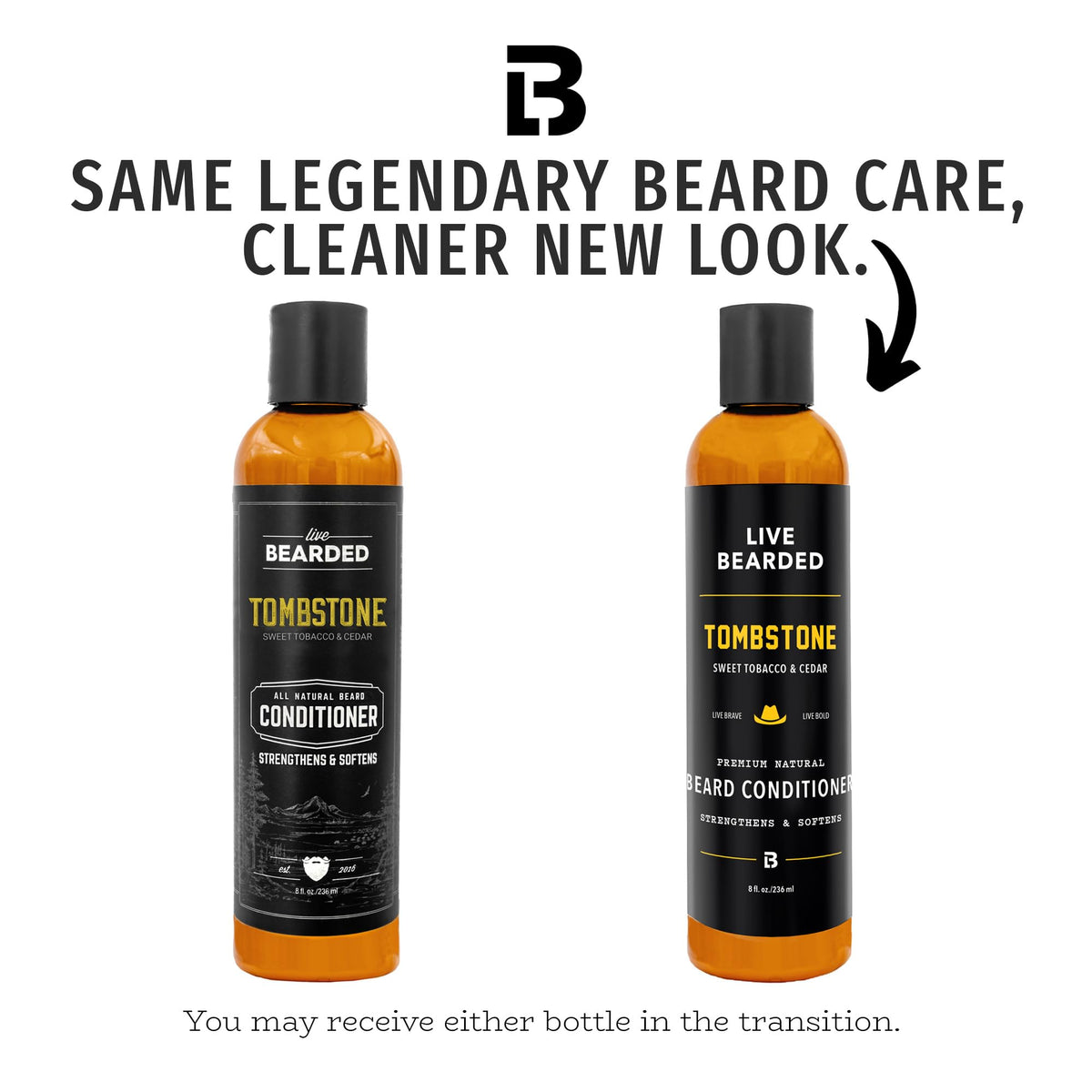 Live Bearded Tombstone scent packaging delivers bold tobacco and cedar aroma.