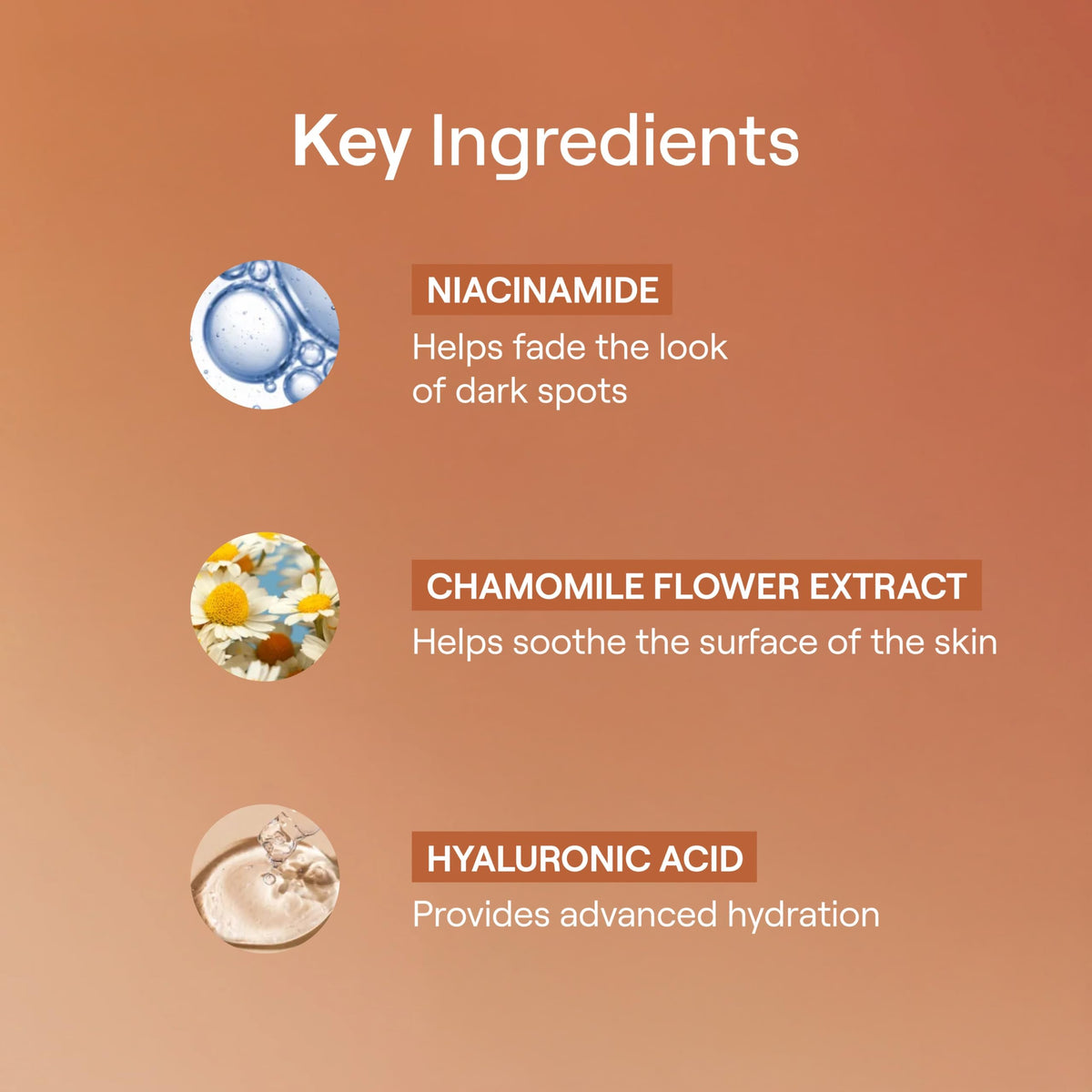 Hydrating formula gives dewy finish without heaviness on skin.