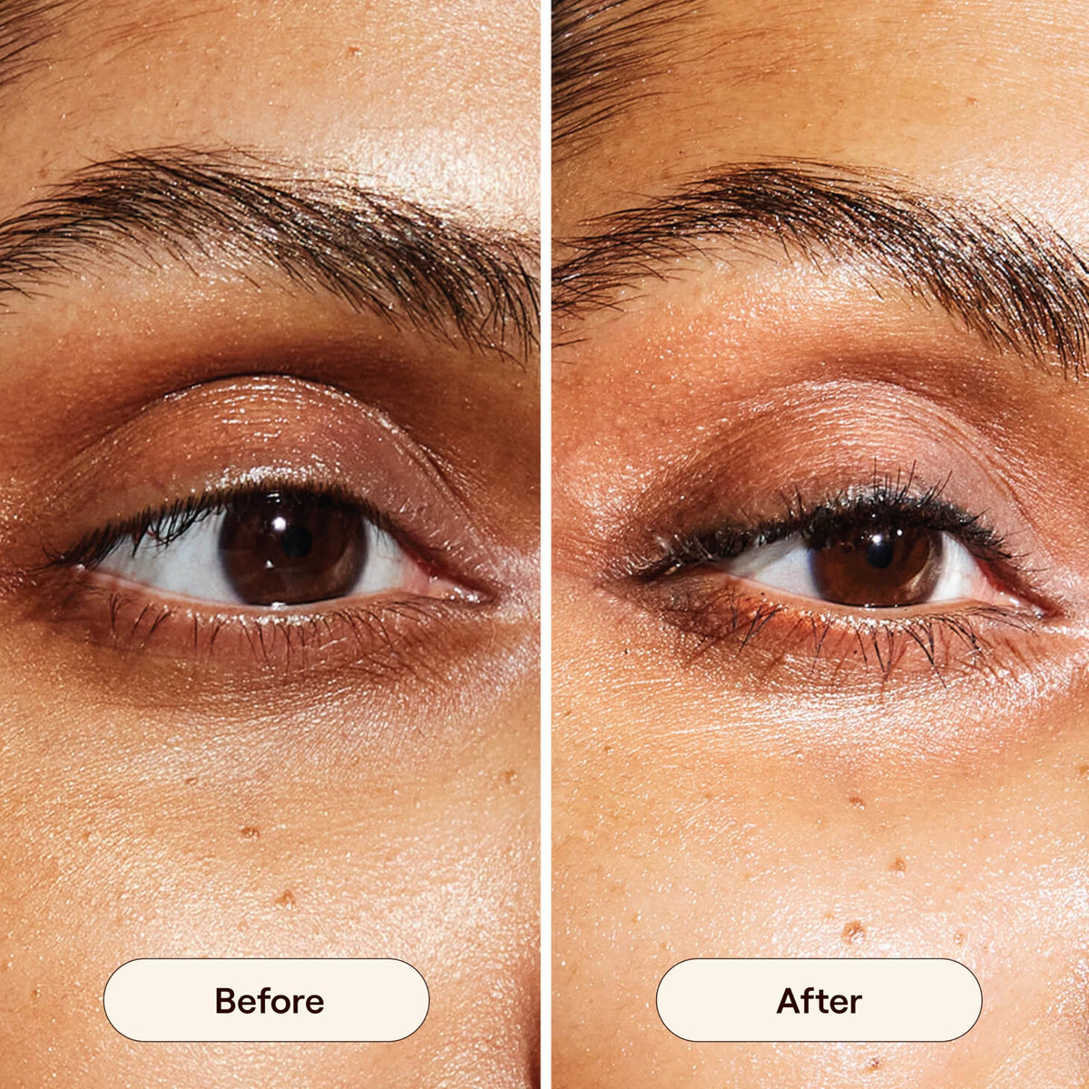 Live Tinted Superhue Eye Cream applied to under-eye area for hydration.