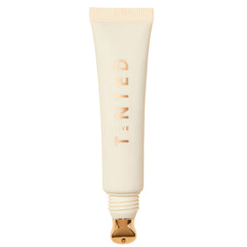 Live Tinted Superhue Eye Cream packaging showcasing vegan, hydrating formula.